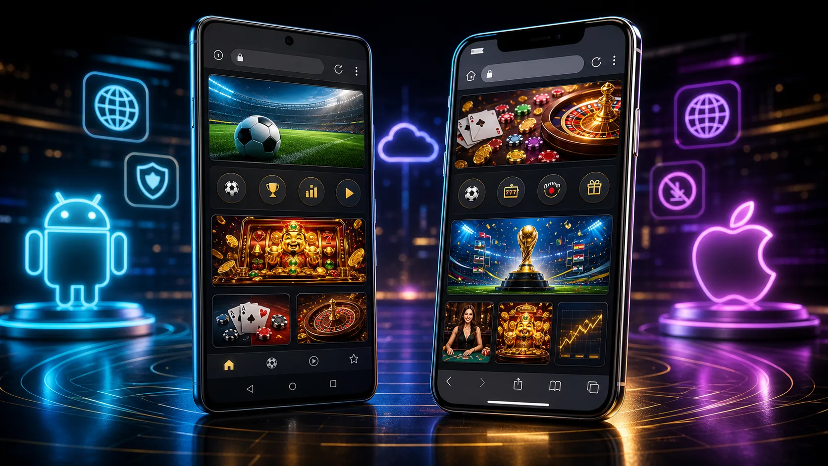 Experiência megasena compatível com Android e iOS no navegador mobile